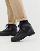 Timberland Euro Hiker Boots In Mid Black