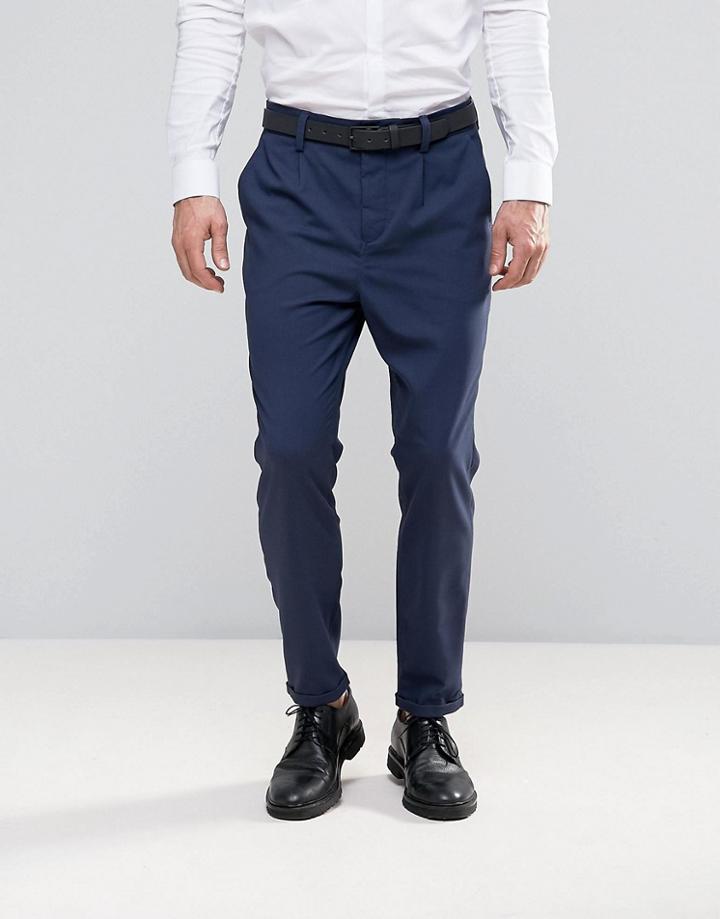 Jack & Jones Premium Smart Tapered Pant - Navy