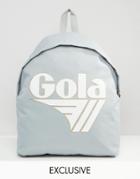 Gola Exclusive Classic Backpack In Gray And White - Gray