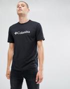 Columbia Csc Basic Logo T-shirt In Black - Black