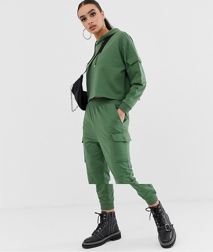 Asos Design Utility Jogger Two-piece-green