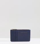 Estella Bartlett Navy 'woman On A Mission' Zip Top Purse With Card Holder - Navy