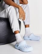 Crocs Lined Clogs In Mineral Blue-blues