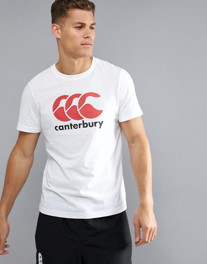 Canterbury Logo T-shirt In White E546720-001 - White