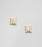Shashi Sterling Silver 14k Gold Plated Starburst Stud Earrings - Gold
