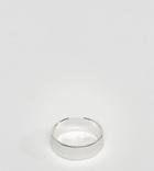 Asos Design Plus Ring With Silver Finish - Silver