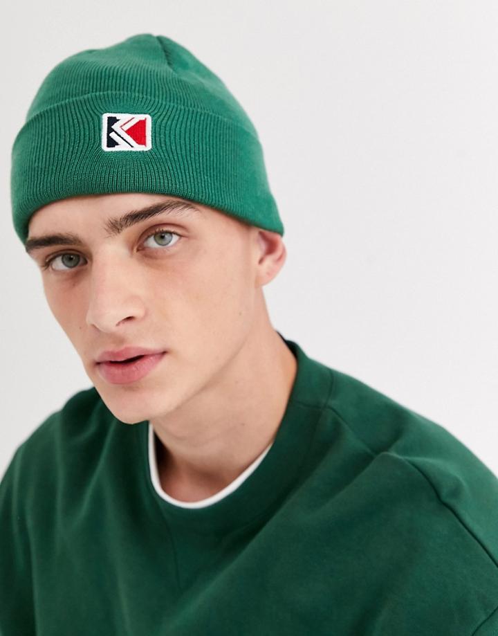 Karl Kani Og Logo Beanie In Green