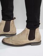Base London Boxley Suede Chelsea Boots - Tan