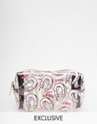 Skinnydip Asos Exclusive Babe Magnet Print Makeup Bag - Babe Magnet