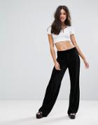 Getsuz Ella Slinky Pleated Pants - Black