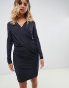 Allsaints Sofia Slinky Jersey Dress - Black