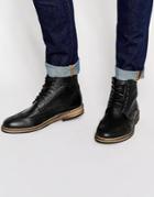Selected Homme Christoph Leather Boot - Black