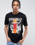 Asos Relaxed T-shirt With Gig Photographic Print - Black