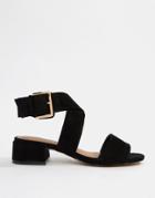 Asos Design Federal Flat Sandals - Black