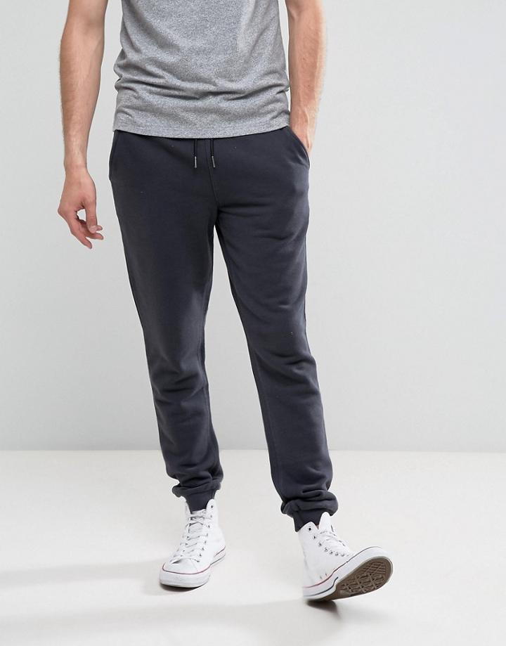 Farah Shalden Slim Fit Jersey Joggers In Black - Black