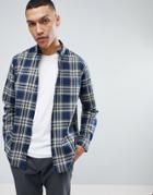 Common People Check Shirt - Navy