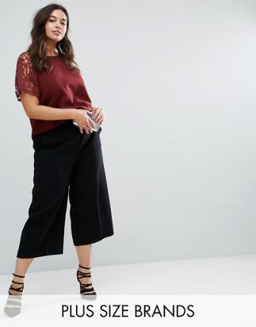 Elvi Black Culottes - Black