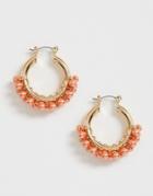 Asos Design Earrings With Mini Ball Drops In Gold Tone - Gold