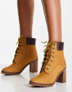 Timberland Allington 6 Inch Heeled Boots In Wheat Tan-brown