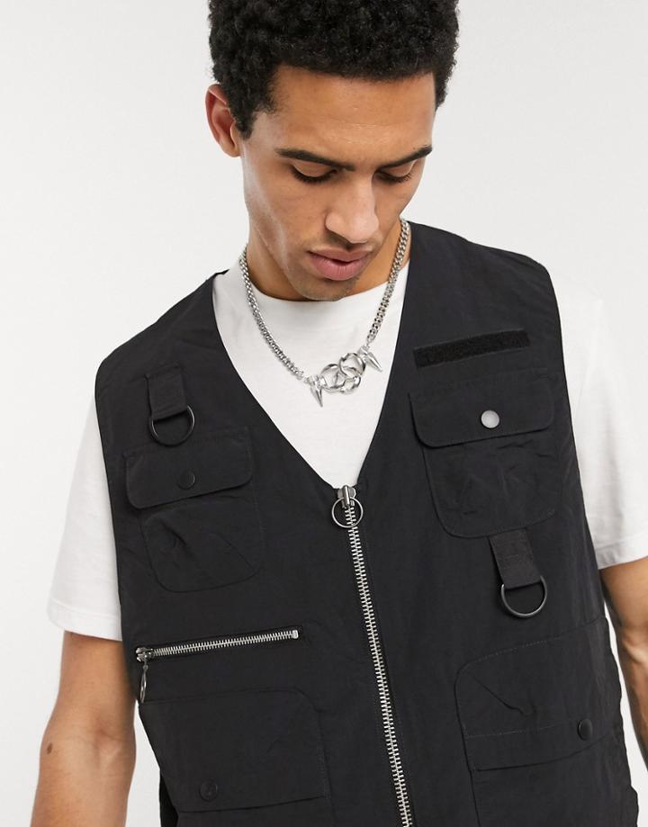 Weekday Remy Tank Top In Black