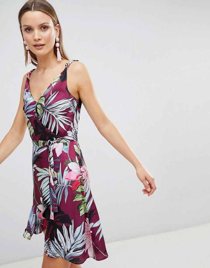 Morgan Allover Floral Mini Skater Dress