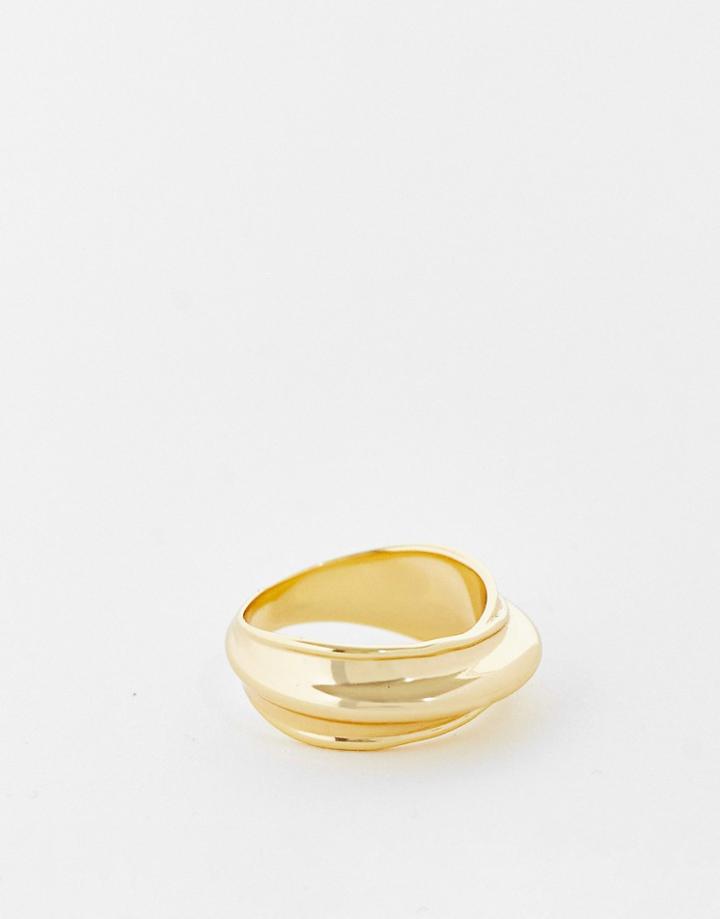 & Other Stories Chunky Ring In Gold