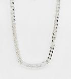 Asos Design X Laquan Smith Chain Id Necklace - Silver