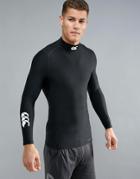 Canterbury Thermoreg Baselayer Long Sleeve Top With Turtleneck In Black E546850-989 - Black