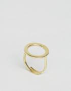 Made Hollow Round Ring - Gold