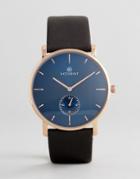Accurist 7167.01 Leather Watch In Brown - Black