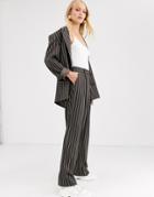 Asos Design Mensy Suit Pants In Pinstripe-multi