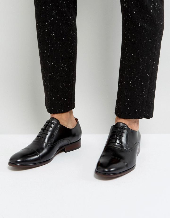 Steve Madden Herbert Oxford Shoes In Black - Black