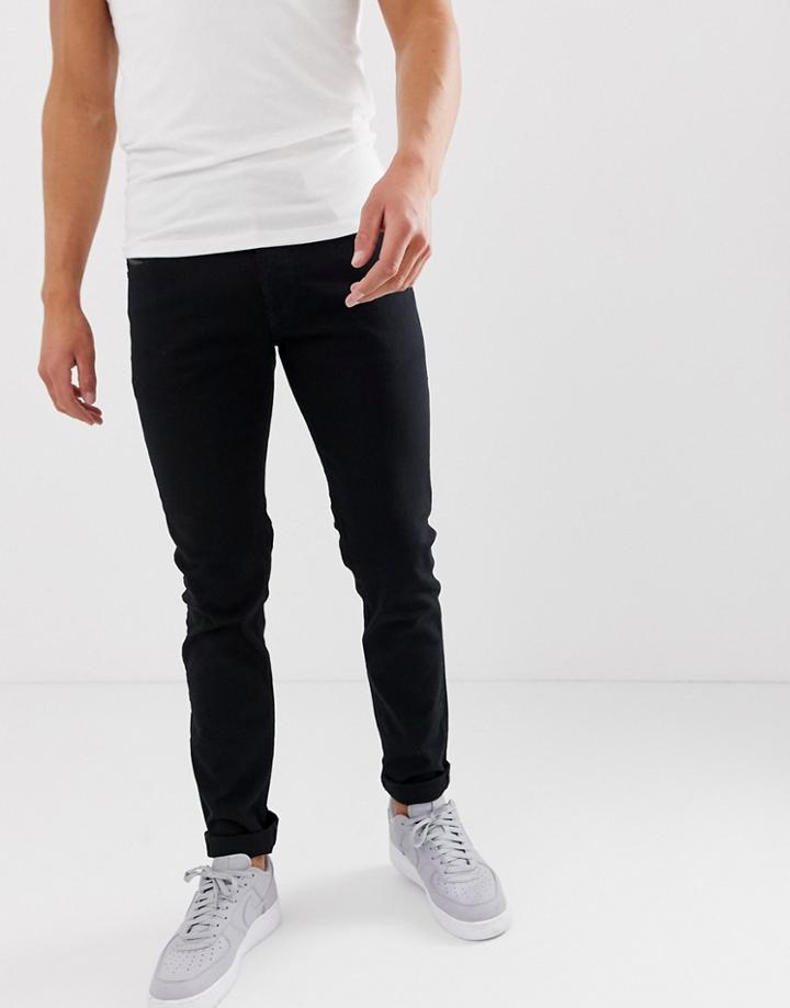 Diesel Thommer Stretch Slim Fit Jeans In 0688h Stay Black
