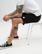 Only & Sons Jersey Raw Hem Shorts - Black