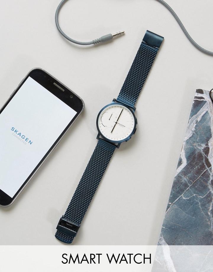 Skagen Connected Skt1107 Hagen Hybrid Smart Watch - Blue