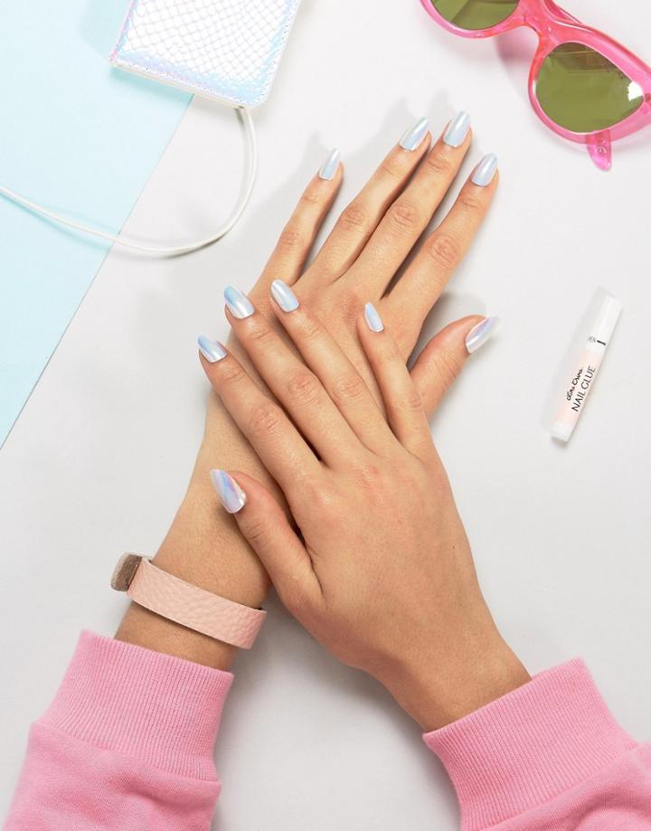 Lime Crime Chromatic Pop On Nails - Oyster - Purple