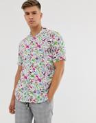 Only & Sons Regular Fit Shirt In All Over Graphic Print - White