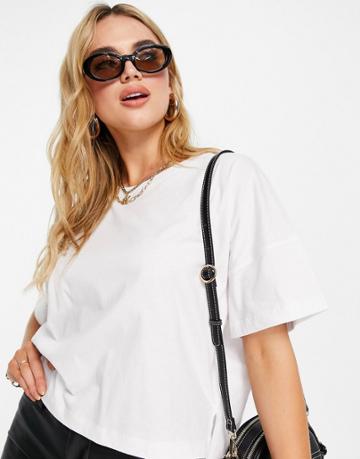 French Connection Tally Boxy T-shirt In White