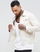 Liquor & Poker Ecru Denim Jacket - Stone