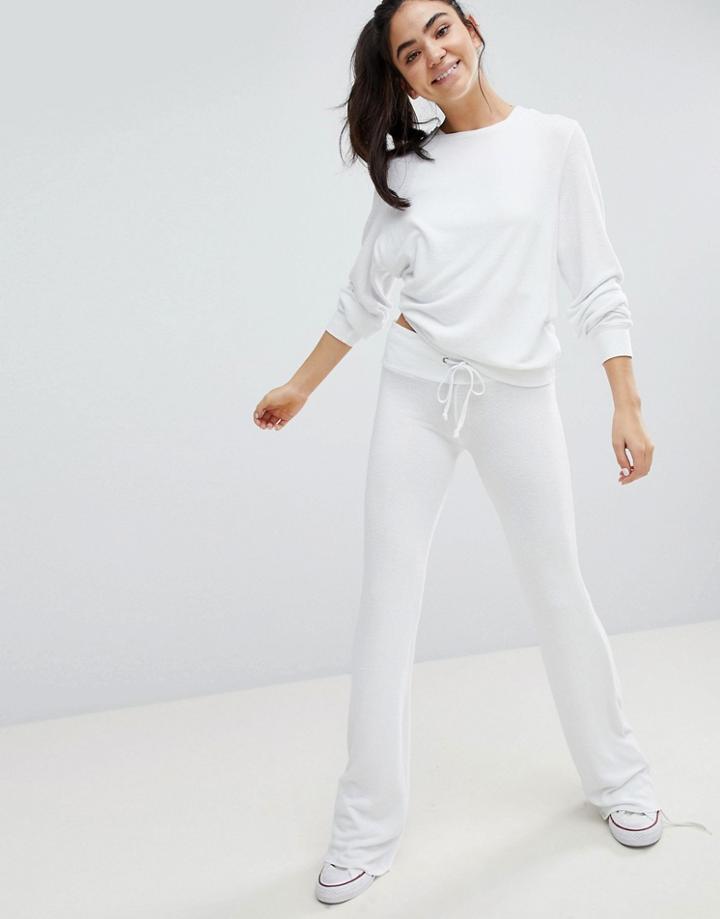 Wildfox Straight Cut Jogger - White