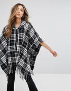 Cheap Monday Check Poncho - Multi