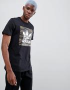 Adidas Skateboarding Camo Print T-shirt In Black Dh3939 - Black