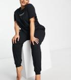 Calvin Klein Plus Size Reimagined Heritage Sweatpants In Black