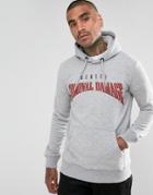 Criminal Damage Hoodie In Gray With Logo - Gray