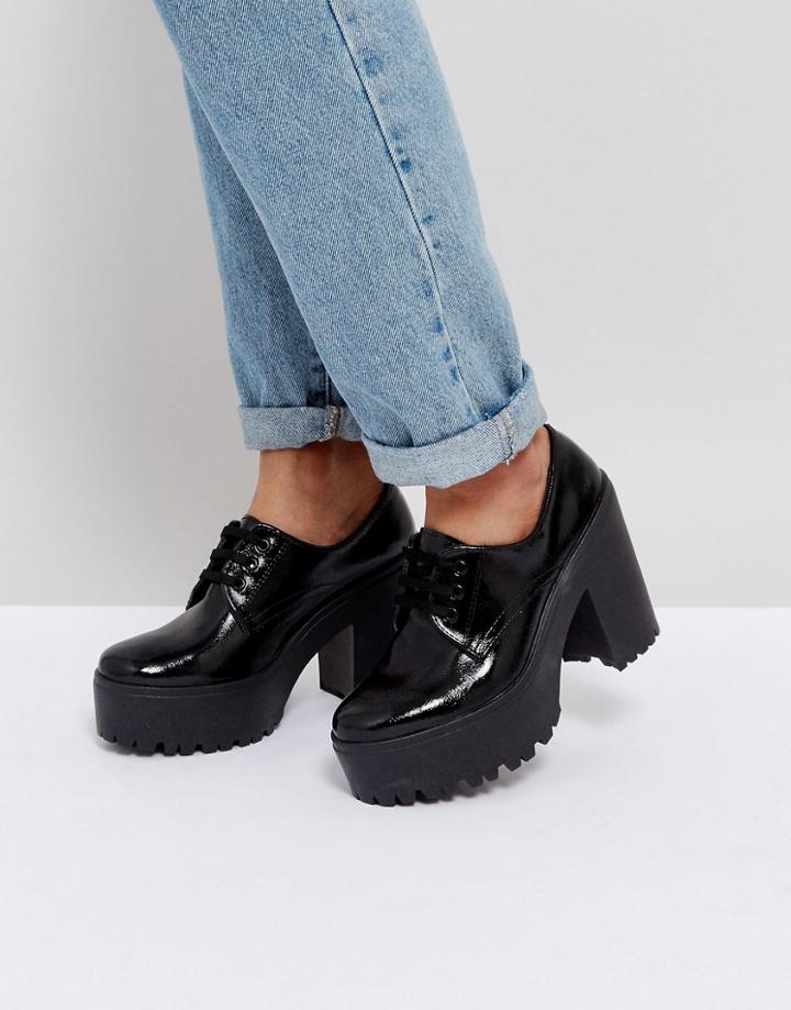 Asos Over It Chunky Platforms - Black
