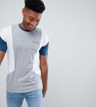Nicce Paneled T-shirt In Gray Exclusive To Asos - Gray