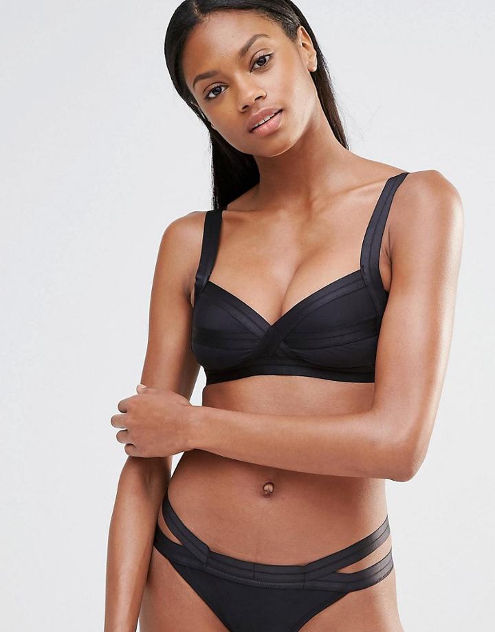 Missguided Premium Bikini Top - Black