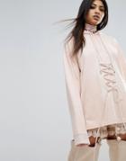Puma X Fenty Graphic Lacing Hoodie - Pink