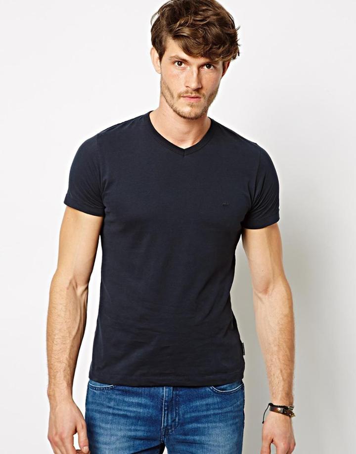 French Connection T-shirt V-neck