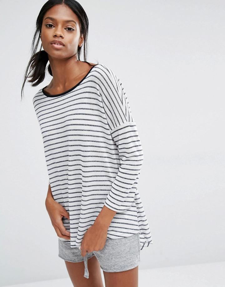 Nocozo Oversized Breton Stripe Tee - Multi